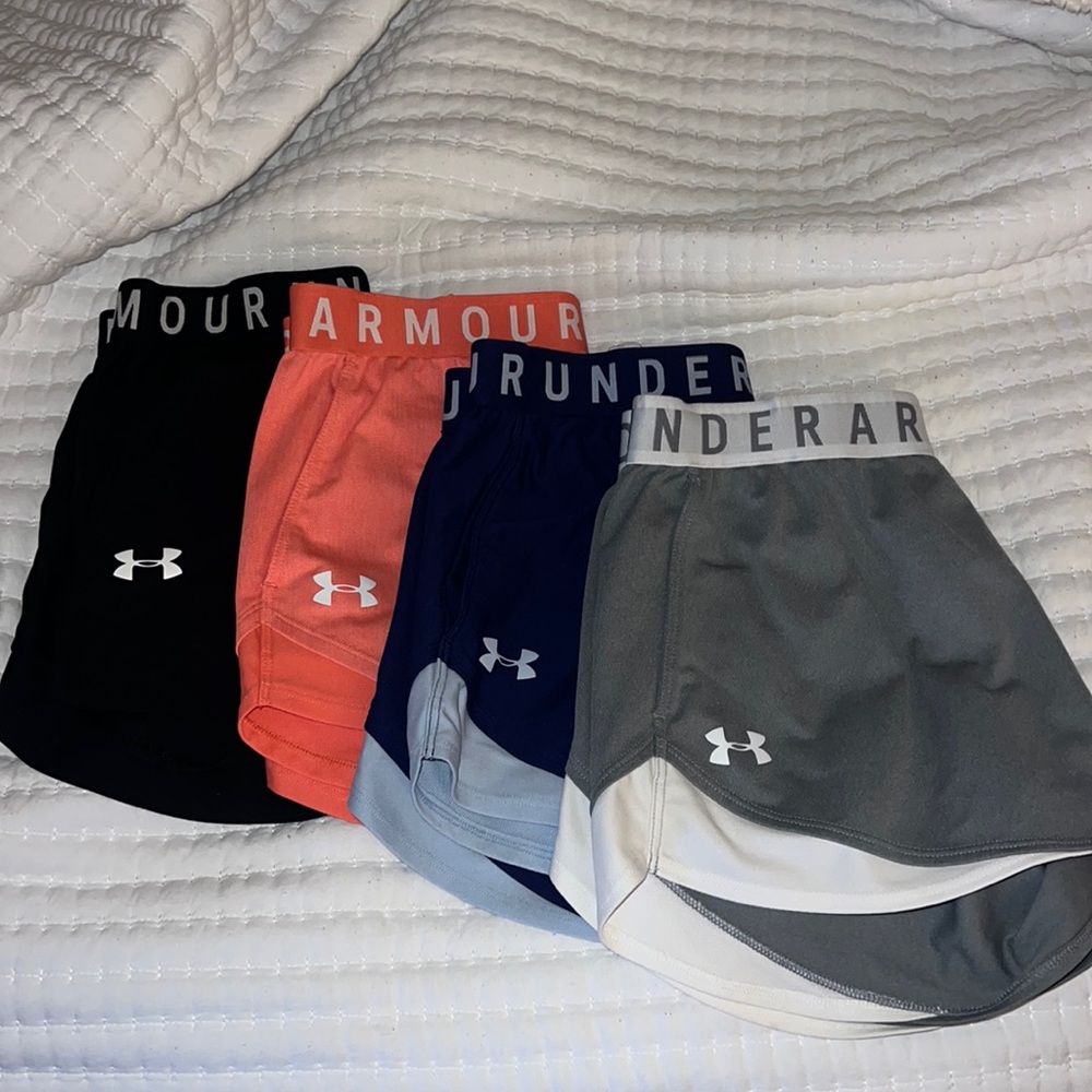 Under armor shorts bundle of 4